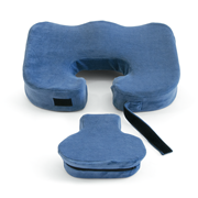 Coccyx cushion with removable "post"